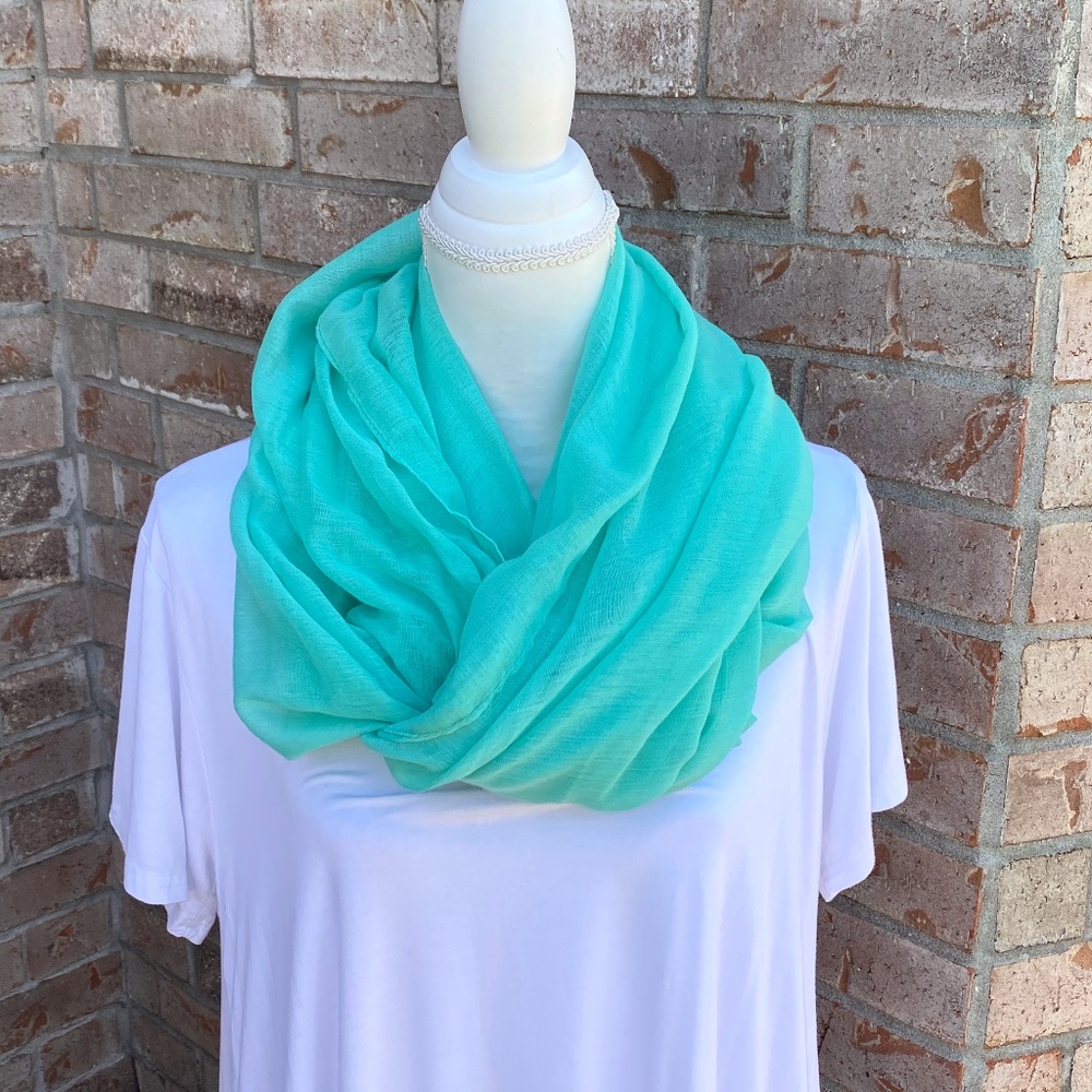 Chic Aqua Scarf for Women